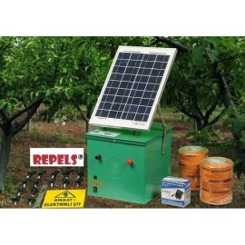 get rid of rock hyrax electric solar fence against wild boar